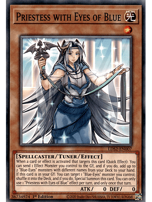 Priestess with Eyes of Blue - LDS2-EN007 -Common