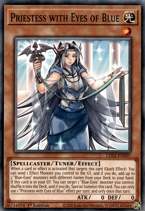 Priestess with Eyes of Blue - LDS2-EN007 -Common