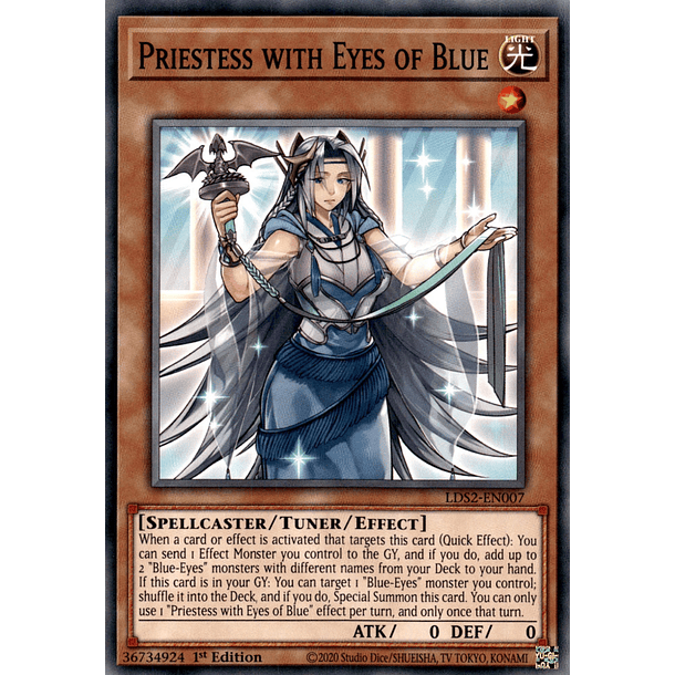 Priestess with Eyes of Blue - LDS2-EN007 -Common