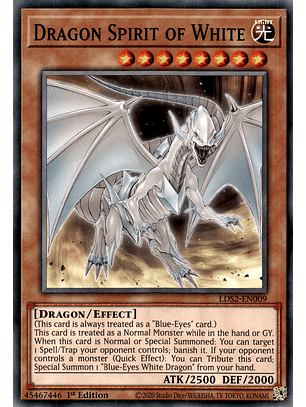 Dragon Spirit of White - LDS2-EN009 - Common