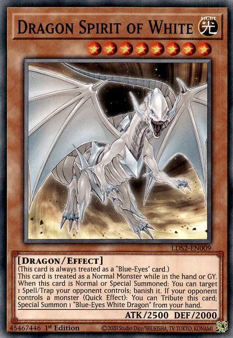 Dragon Spirit of White - LDS2-EN009 - Common