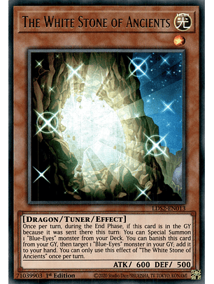 The White Stone of Ancients - LDS2-EN013 - Ultra Rare