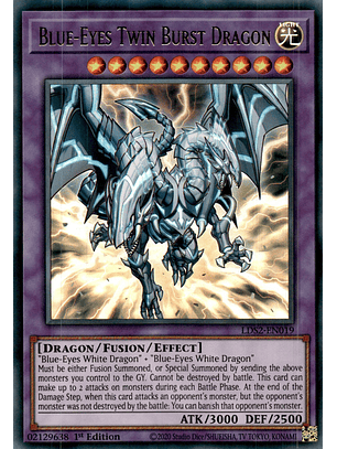 Blue-Eyes Twin Burst Dragon - LDS2-EN019 - Ultra Rare