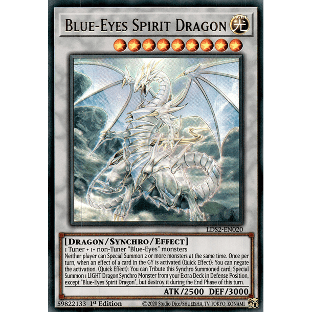 Blue-Eyes Spirit Dragon - LDS2-EN020 - Ultra Rare