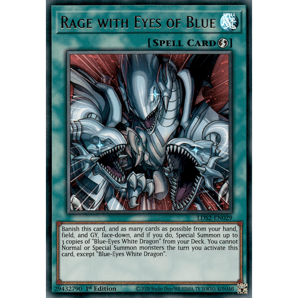 Rage with Eyes of Blue - LDS2-EN029 - Ultra Rare