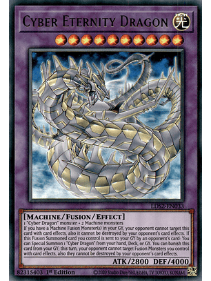 Cyber Eternity Dragon - LDS2-EN033 - Ultra Rare (español)