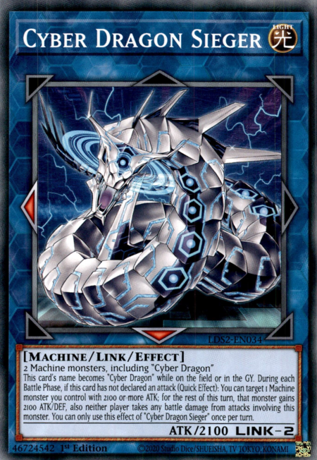 Cyber Dragon Sieger - LDS2-EN034 - Common 1