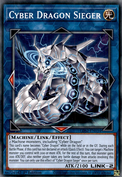 Cyber Dragon Sieger - LDS2-EN034 - Common