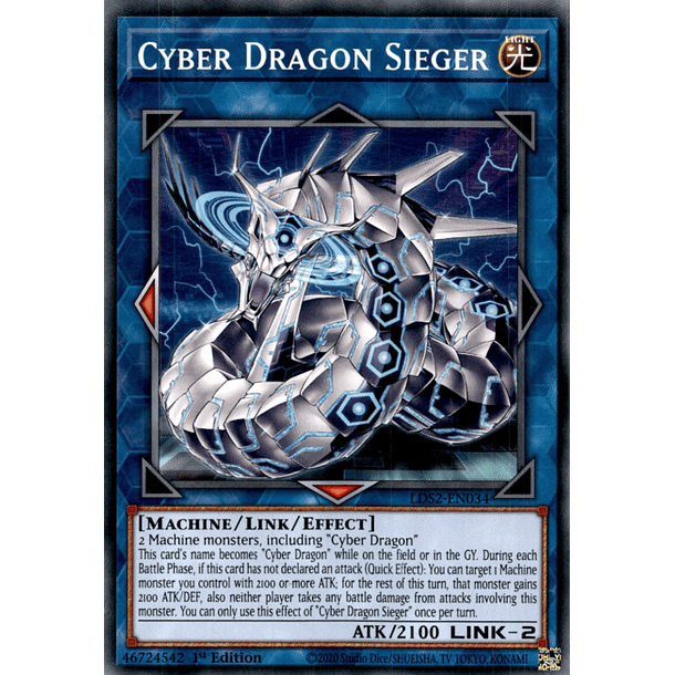 Cyber Dragon Sieger - LDS2-EN034 - Common