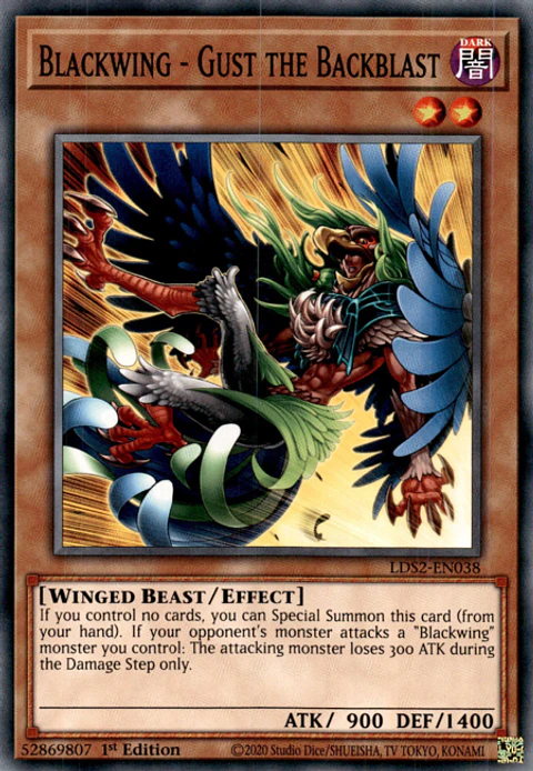 Blackwing - Gust the Backblast - LDS2-EN038 - Common 