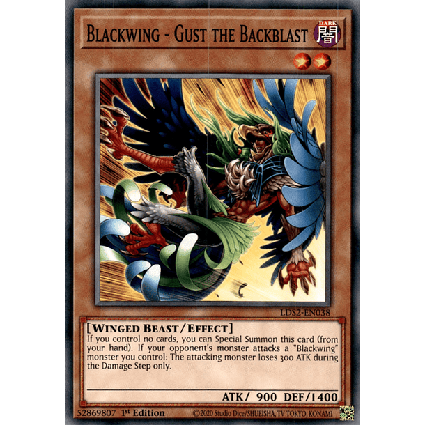 Blackwing - Gust the Backblast - LDS2-EN038 - Common 