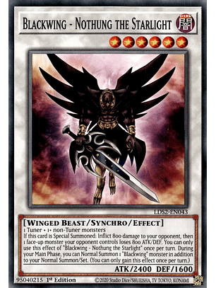 Blackwing - Nothung the Starlight - LDS2-EN043 - Common 