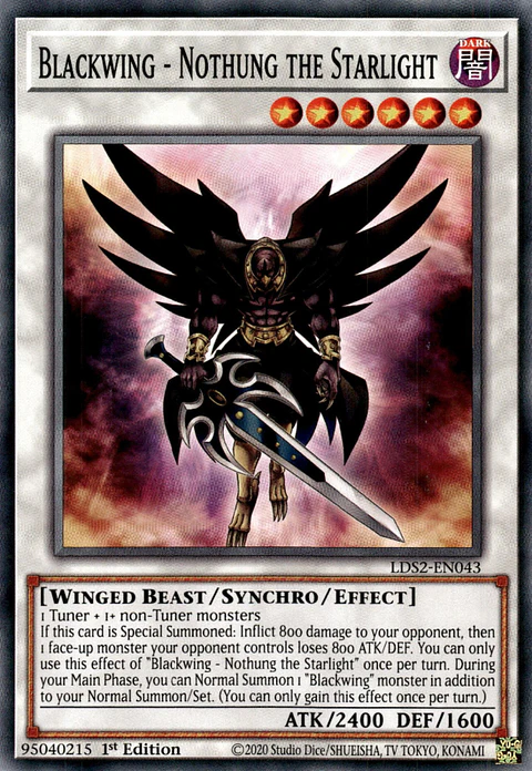 Blackwing - Nothung the Starlight - LDS2-EN043 - Common 