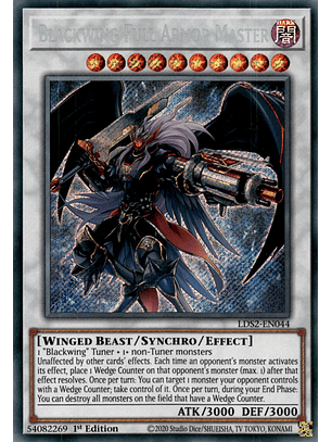 Blackwing Full Armor Master - LDS2-EN044 - Secret Rare