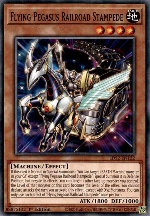 Flying Pegasus Railroad Stampede - LDS2-EN122 - Common 