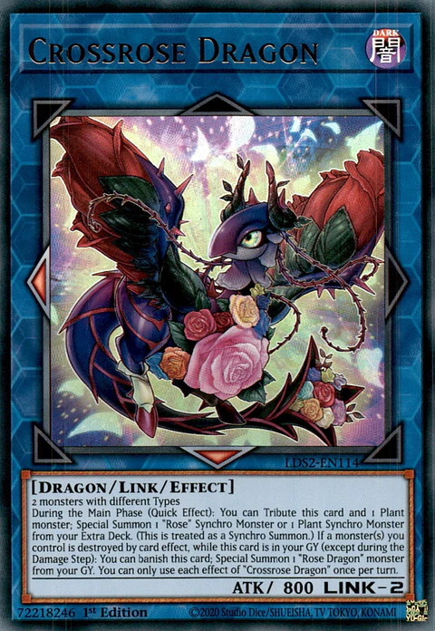 Crossrose Dragon - LDS2-EN114 - Ultra Rare