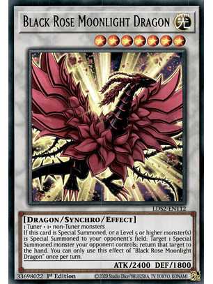 Black Rose Moonlight Dragon - LDS2-EN112 - Ultra Rare
