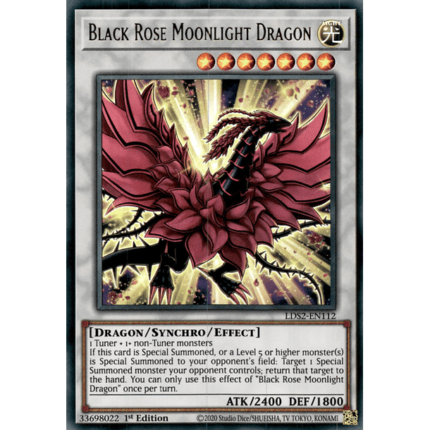 Black Rose Moonlight Dragon - LDS2-EN112 - Ultra Rare