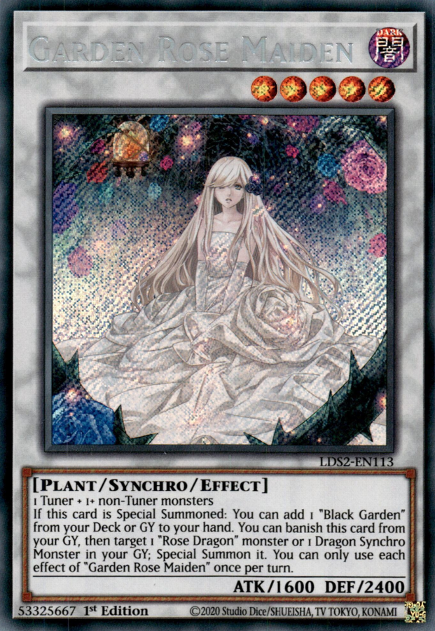 Garden Rose Maiden - LDS2-EN113 - Secret Rare 1