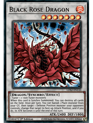 Black Rose Dragon - LDS2-EN110 - Ultra Rare