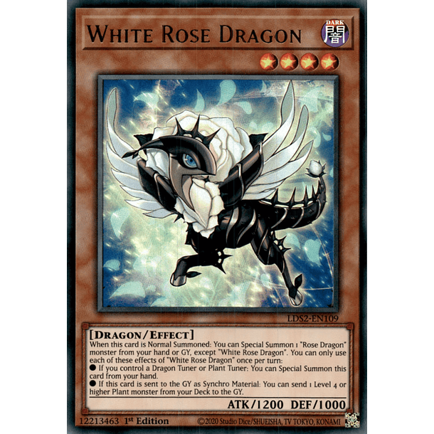 White Rose Dragon - LDS2-EN109 - Ultra Rare