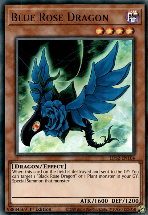 Blue Rose Dragon - LDS2-EN104 - Ultra Rare