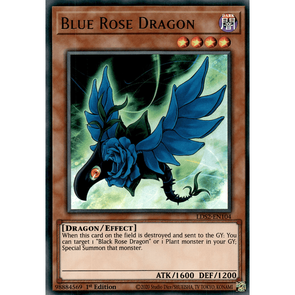 Blue Rose Dragon - LDS2-EN104 - Ultra Rare