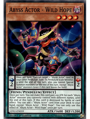 Abyss Actor - Wild Hope - LDS2-EN059 - Common 