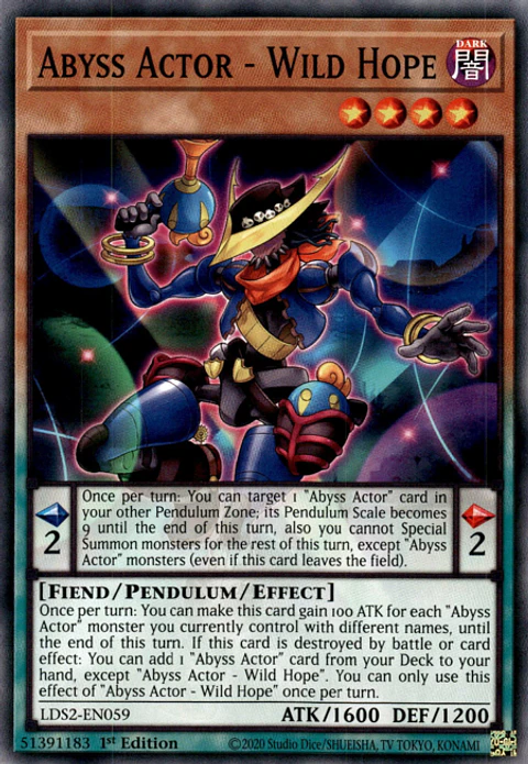 Abyss Actor - Wild Hope - LDS2-EN059 - Common 