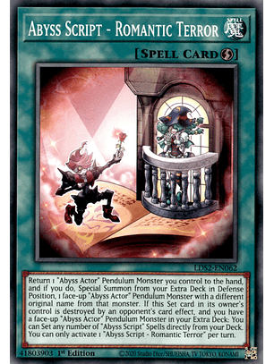 Abyss Script - Romantic Terror - LDS2-EN062 - Common 
