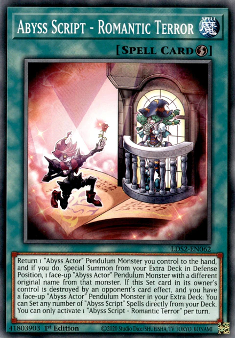 Abyss Script - Romantic Terror - LDS2-EN062 - Common 