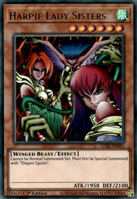 Harpie Lady Sisters - LDS2-EN065 - Ultra Rare