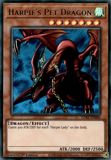 Harpie's Pet Dragon - LDS2-EN066 - Ultra Rare (ESPAÑOL) 1