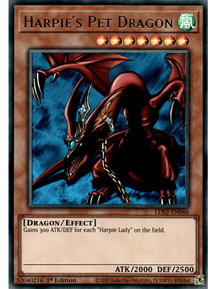 Harpie's Pet Dragon - LDS2-EN066 - Ultra Rare (ESPAÑOL)