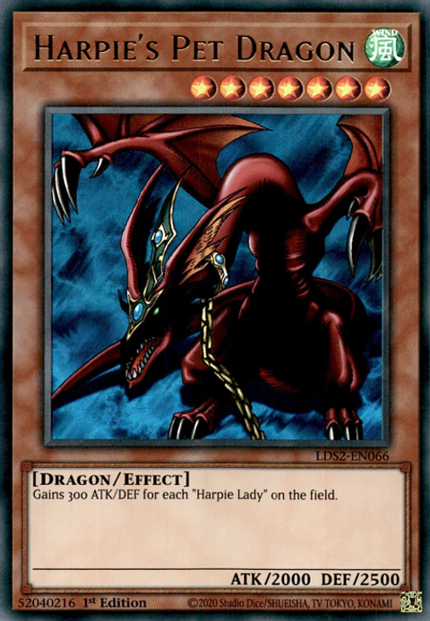 Harpie's Pet Dragon - LDS2-EN066 - Ultra Rare (ESPAÑOL)