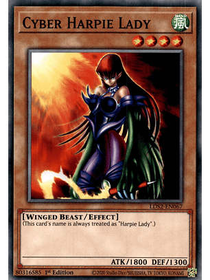 Cyber Harpie Lady - LDS2-EN067 - Common 