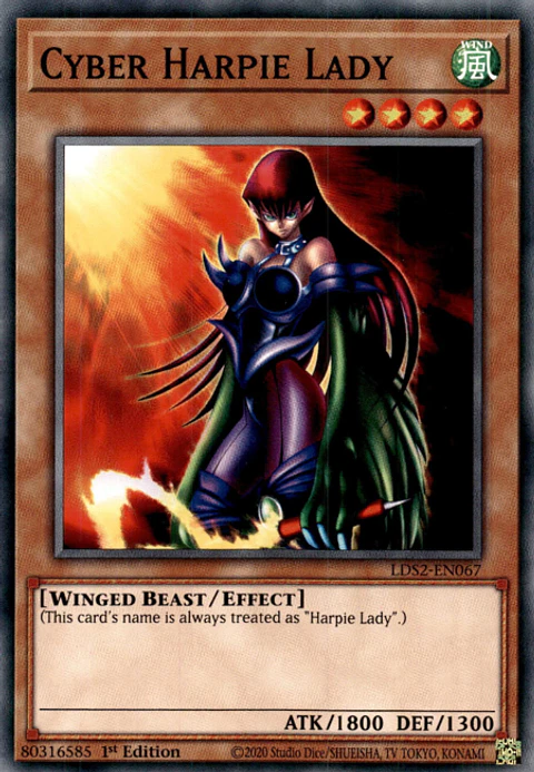 Cyber Harpie Lady - LDS2-EN067 - Common 
