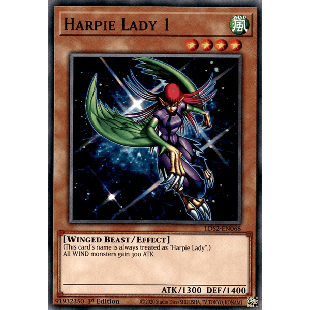 Harpie Lady 1 - LDS2-EN068 - Common 