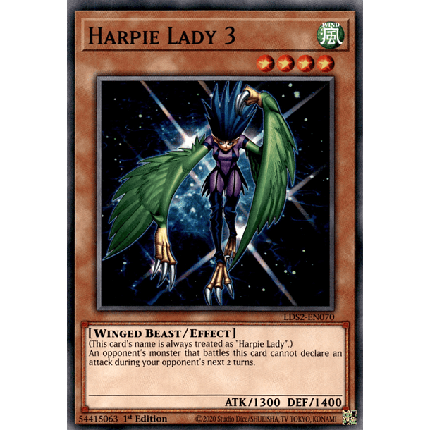 Harpie Lady 3 - LDS2-EN070 - Common 