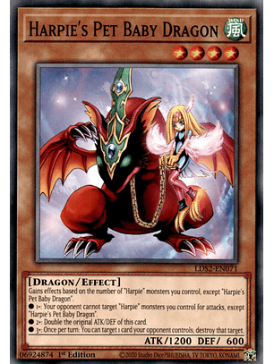 Harpie's Pet Baby Dragon - LDS2-EN071 - Common 