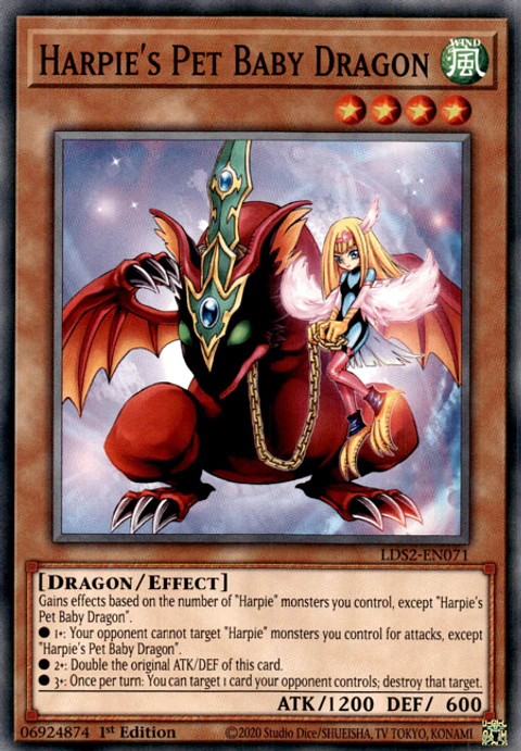 Harpie's Pet Baby Dragon - LDS2-EN071 - Common 