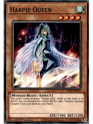 Harpie Queen - LDS2-EN072 - Common 