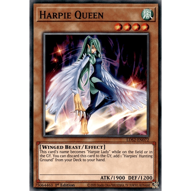 Harpie Queen - LDS2-EN072 - Common 