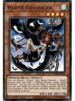 Harpie Channeler - LDS2-EN073 - Ultra Rare 