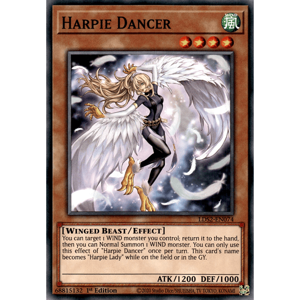 Harpie Dancer - LDS2-EN074 - Common 