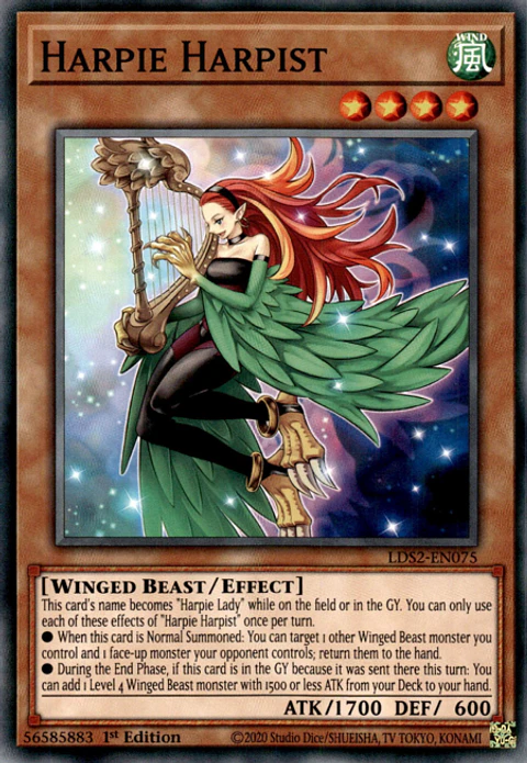Harpie Harpist - LDS2-EN075 - Common 