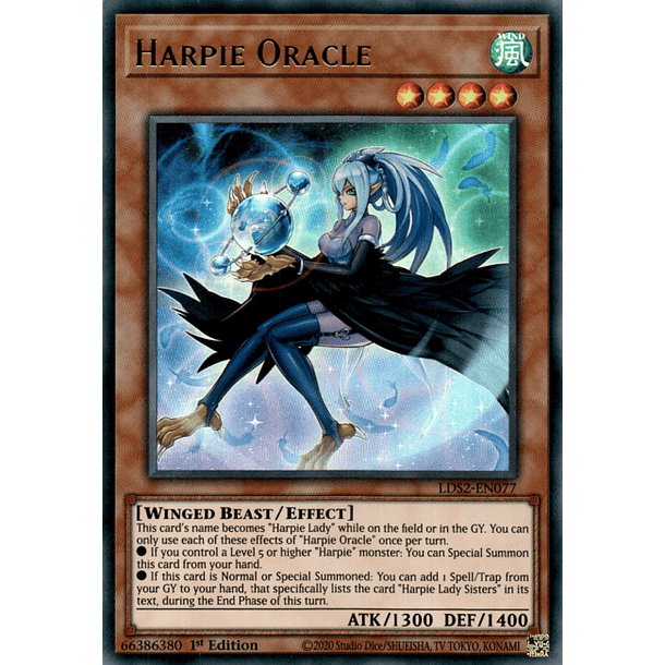 Harpie Oracle - LDS2-EN077 - Ultra Rare