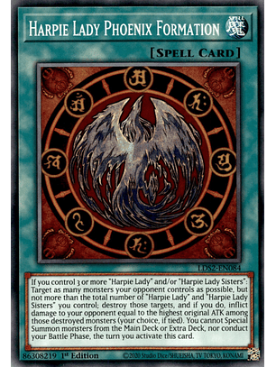 Harpie Lady Phoenix Formation - LDS2-EN084 - Common 