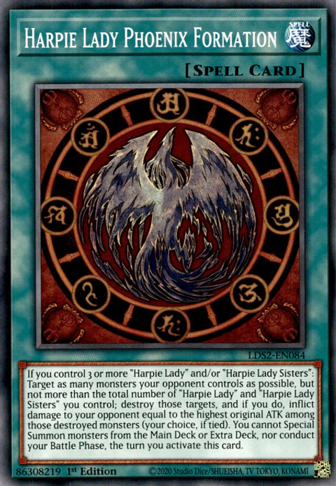 Harpie Lady Phoenix Formation - LDS2-EN084 - Common 