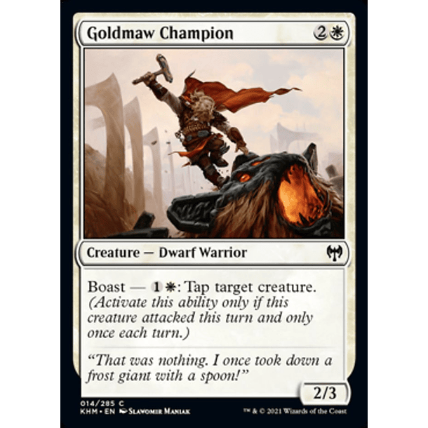 Goldmaw Champion - KHM - C